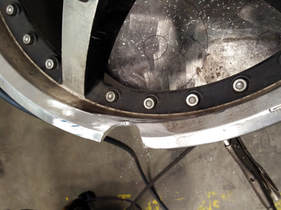 Rim mag welding repairs